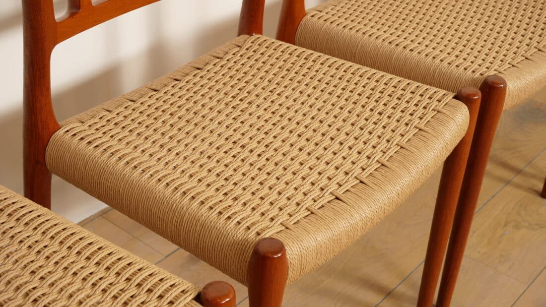 Trp Post Container Data Trp Post Id 20442 6 X Niels Otto Mller Dining Chairs Model 83 Papercord Teak Trp Post Container
