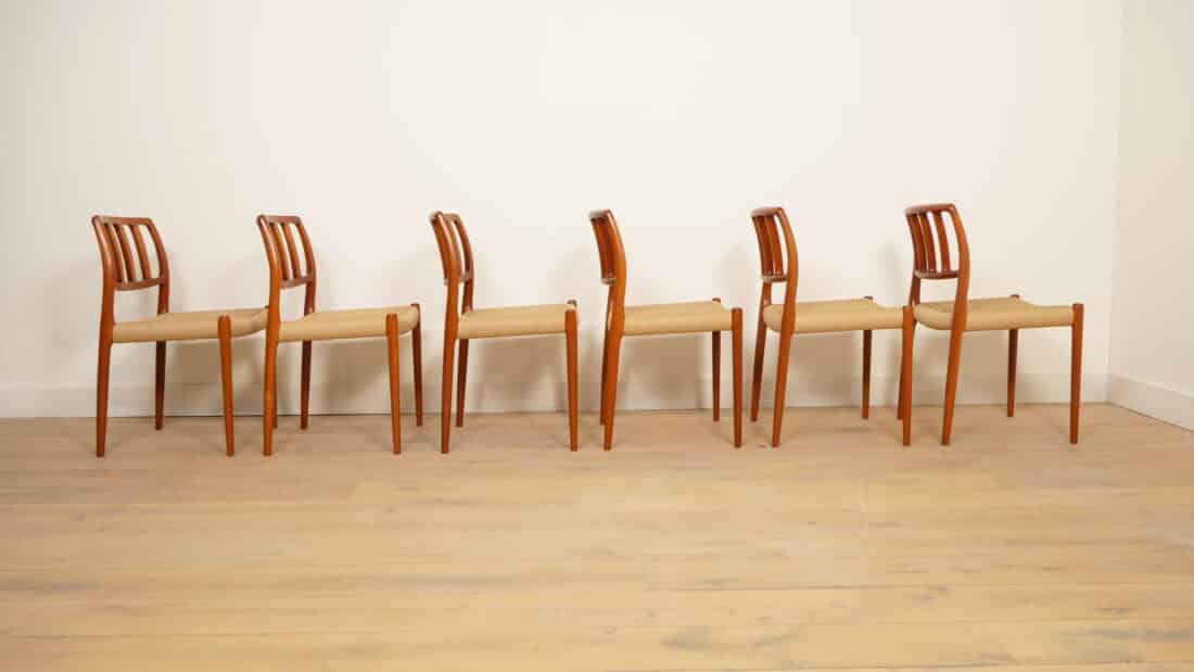 Trp Post Container Data Trp Post Id 20442 6 X Niels Otto Mller Dining Chairs Model 83 Papercord Teak Trp Post Container