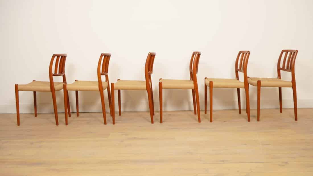 Trp Post Container Data Trp Post Id 20442 6 X Niels Otto Mller Dining Chairs Model 83 Papercord Teak Trp Post Container