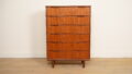 Vintage Ladekast Teak 6 Lades 121 Cm Vintage Ladekast Teak 6 Lades 121 Cm