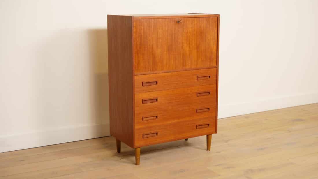 Trp Post Container Data Trp Post Id 20458 Vintage Secretaire Danish Design Teak 76 Cm Trp Post Container