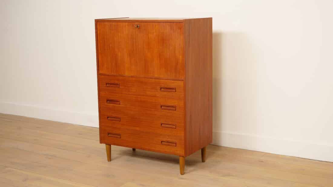 Trp Post Container Data Trp Post Id 20458 Vintage Secretaire Danish Design Teak 76 Cm Trp Post Container