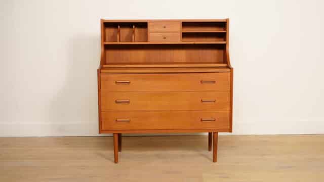 Vintage Secretaire Teak 100 Cm