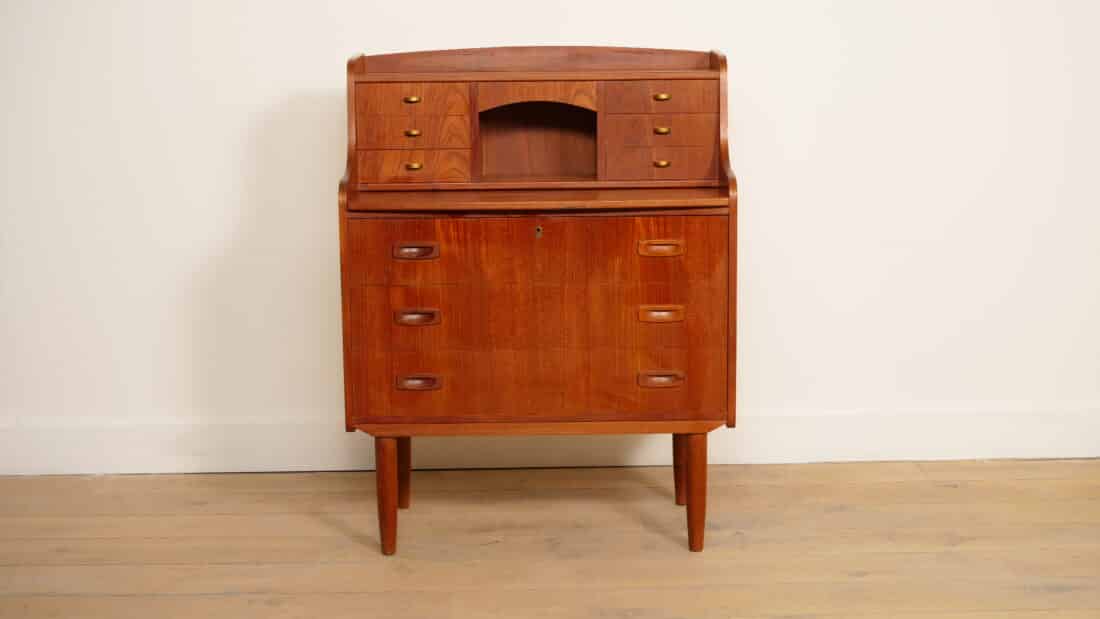 Trp Post Container Data Trp Post Id 20490 Vintage Secretaire Danish Teak With Mirror Trp Post Container