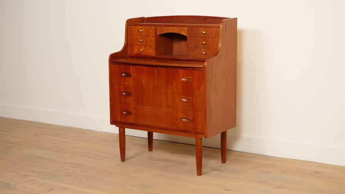 Trp Post Container Data Trp Post Id 20490 Vintage Secretaire Danish Teak With Mirror Trp Post Container