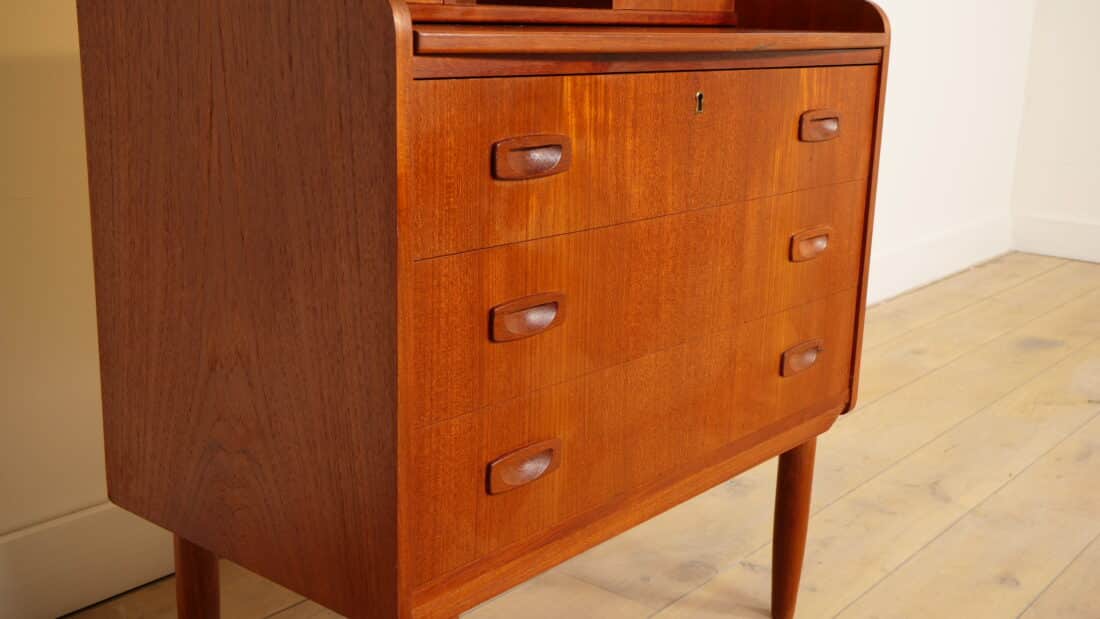 Trp Post Container Data Trp Post Id 20490 Vintage Secretaire Danish Teak With Mirror Trp Post Container