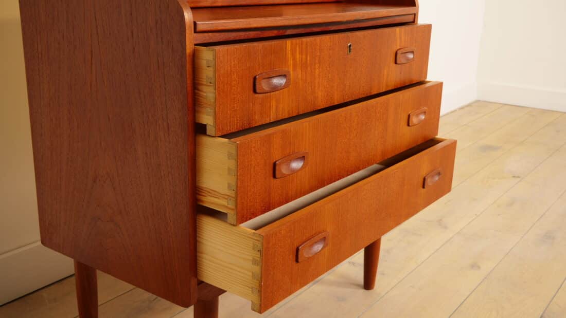 Trp Post Container Data Trp Post Id 20490 Vintage Secretaire Danish Teak With Mirror Trp Post Container