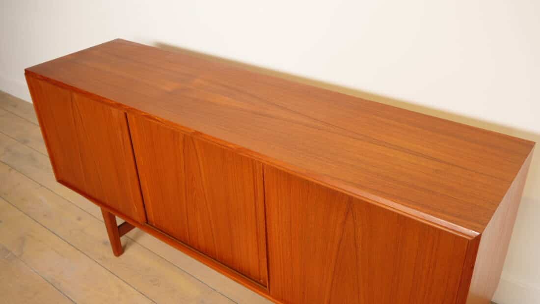 Vintage Dressoir Schuifdeuren Scandinavisch Design 165 Cm