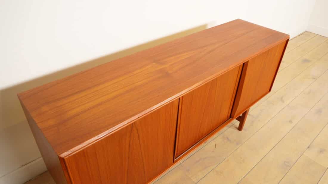 Vintage Dressoir Schuifdeuren Scandinavisch Design 165 Cm