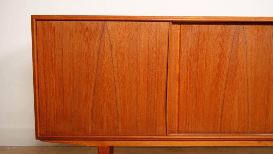 Vintage Dressoir Schuifdeuren Scandinavisch Design 165 Cm