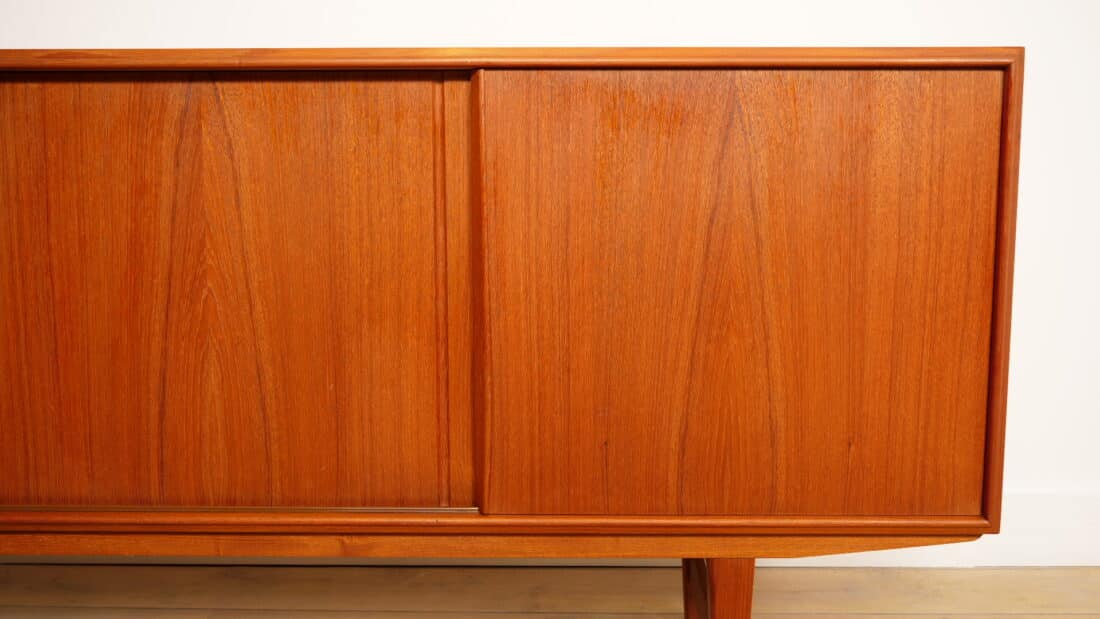 Vintage Dressoir Schuifdeuren Scandinavisch Design 165 Cm