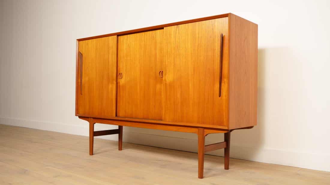 Trp Post Container Data Trp Post Id 20471 Vintage Highboard Sliding Doors Danish Design 169 Cm Trp Post Container