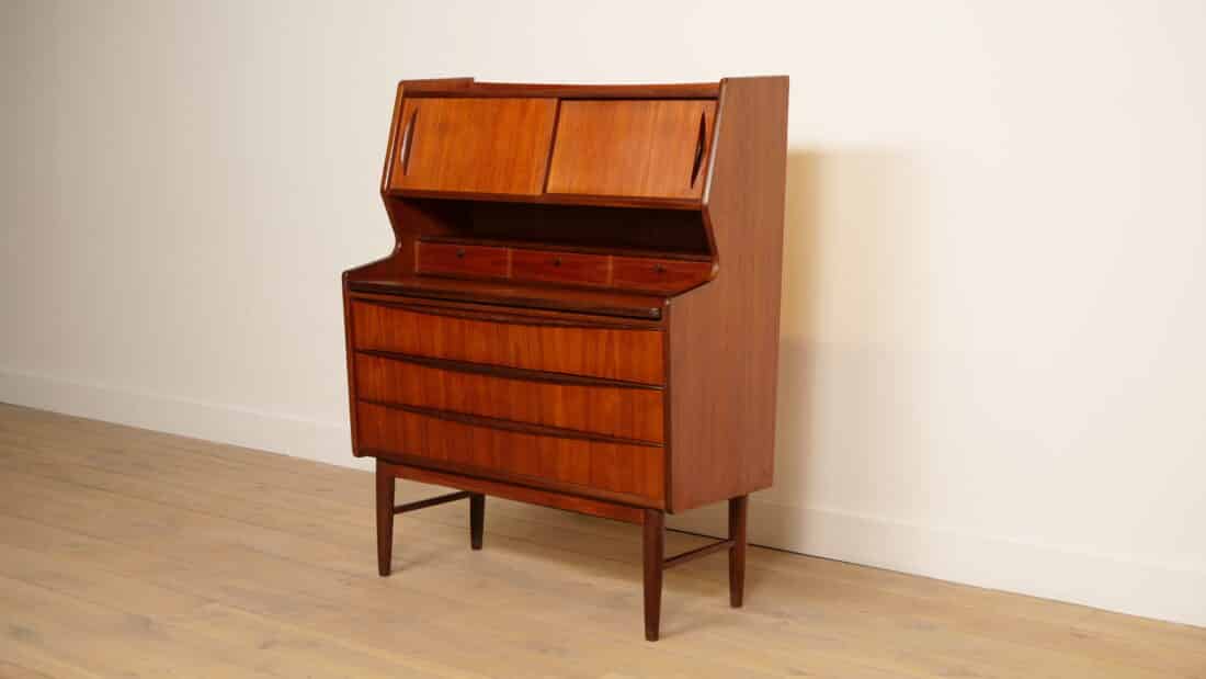 Trp Post Container Data Trp Post Id 20504 Vintage Secretaire Teak 93 Cm Trp Post Container