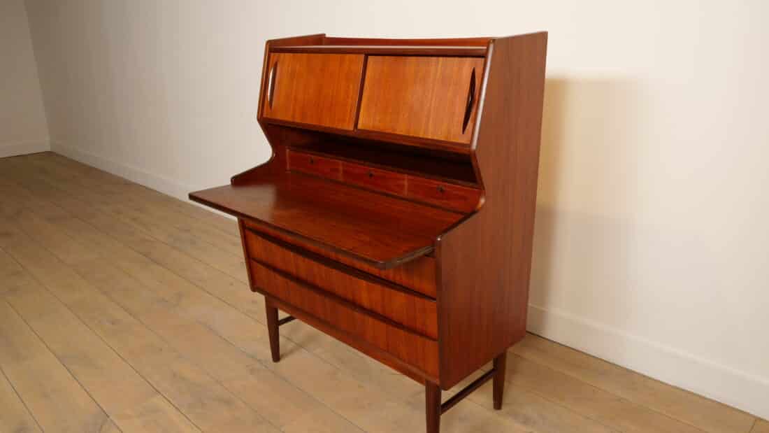 Trp Post Container Data Trp Post Id 20504 Vintage Secretaire Teak 93 Cm Trp Post Container