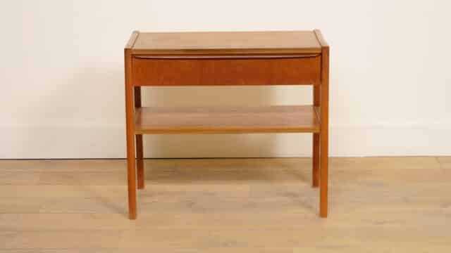 Vintage Dresser Nightstand Audio Furniture Teak