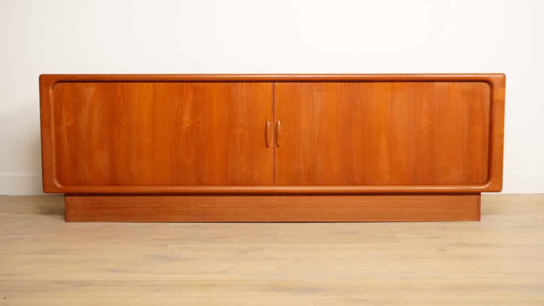 Trp Post Container Data Trp Post Id 20662 Vintage Sideboard 220 cm Dyrlund 1960s Tambour Doors Trp Post Container