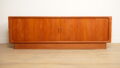 Vintage sideboard | 220 cm Dyrlund | 1960s | Tambour doors