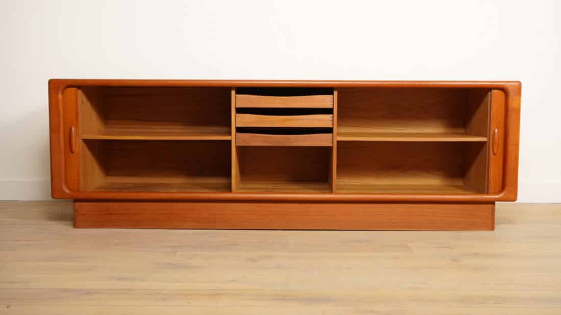 Trp Post Container Data Trp Post Id 20662 Vintage Sideboard 220 cm Dyrlund 1960s Tambour Doors Trp Post Container