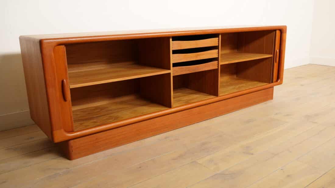 Trp Post Container Data Trp Post Id 20662 Vintage Sideboard 220 cm Dyrlund 1960s Tambour Doors Trp Post Container