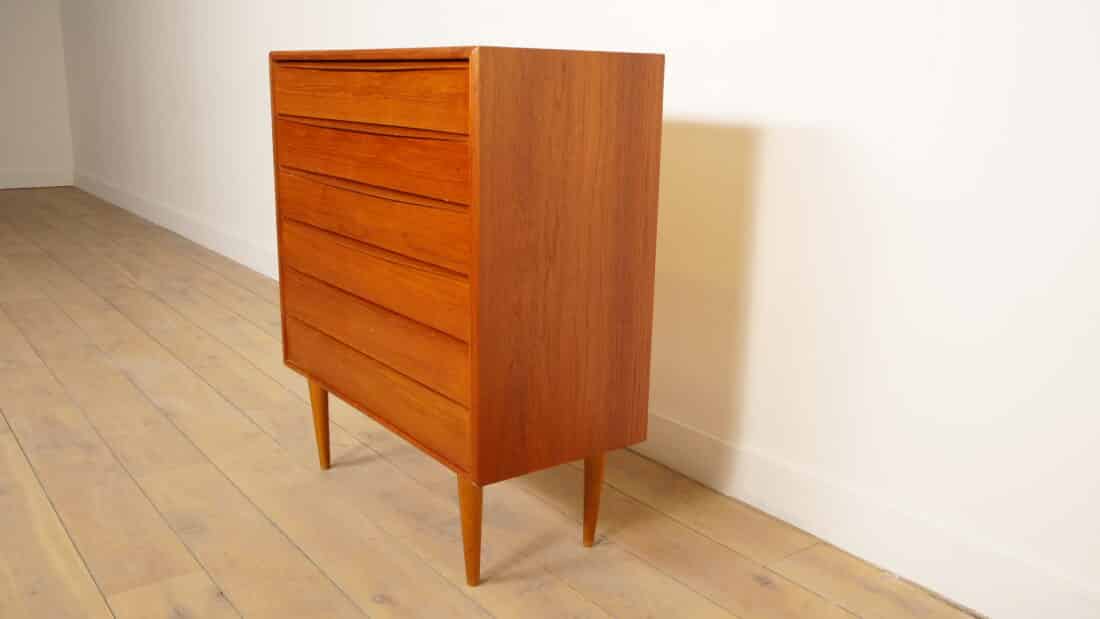 Vintage Sideboard 220 Cm Dyrlund 1960s Tambourdeurtjes