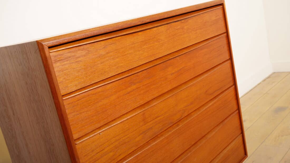 Vintage Sideboard 220 Cm Dyrlund 1960s Tambourdeurtjes