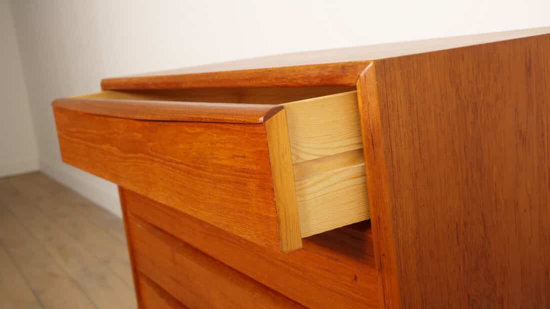 Vintage Sideboard 220 Cm Dyrlund 1960s Tambourdeurtjes