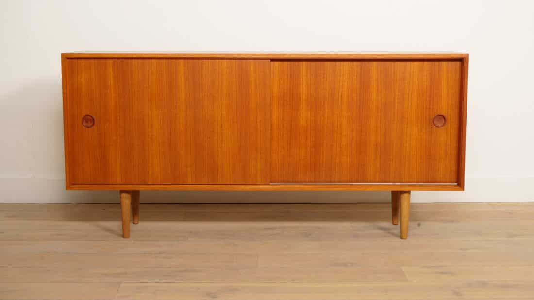 Vintage Teak Dressoir Deens Design Tv Meubel 160 Cm