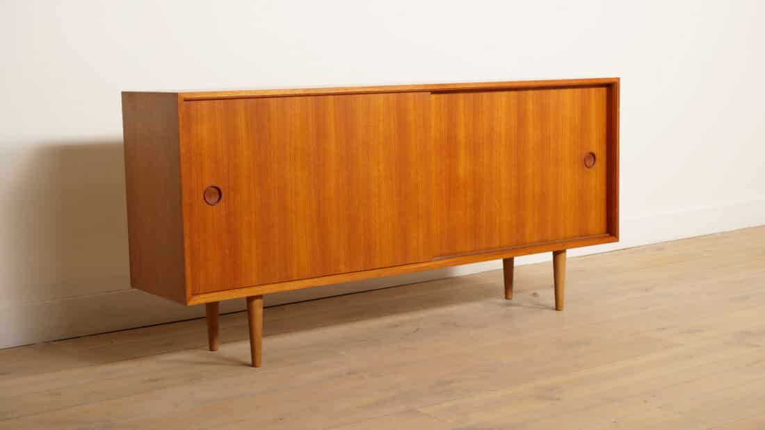 Vintage Teak Dressoir Deens Design Tv Meubel 160 Cm