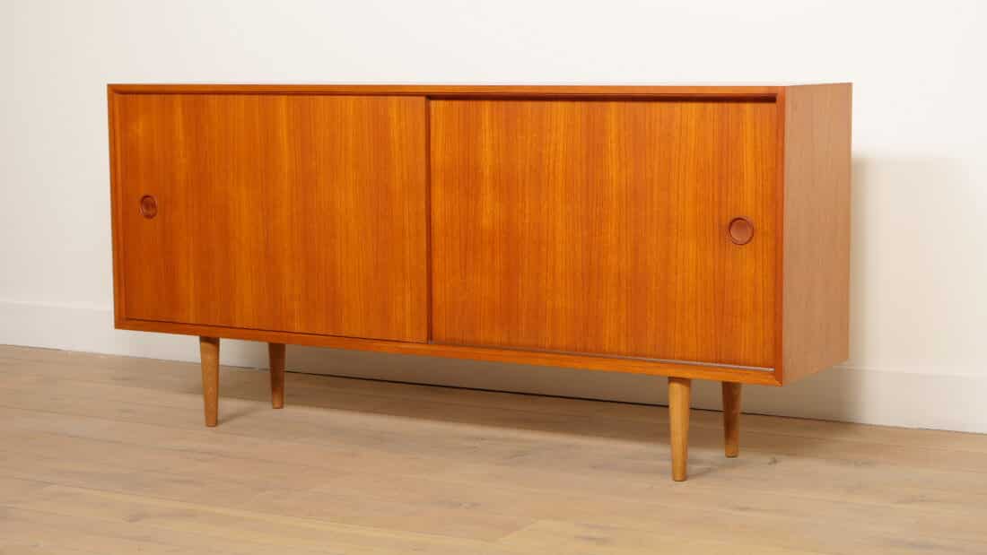 Vintage Teak Dressoir Deens Design Tv Meubel 160 Cm