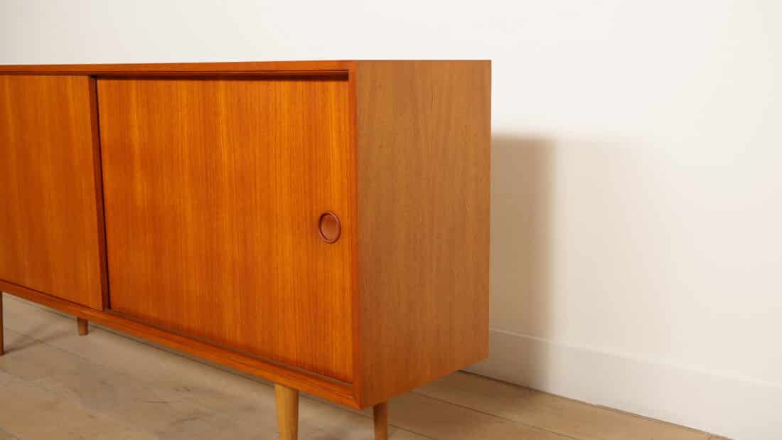 Vintage Teak Dressoir Deens Design Tv Meubel 160 Cm