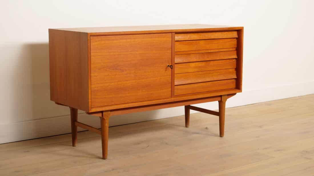 Vintage Dressoir Teak 120 Cm