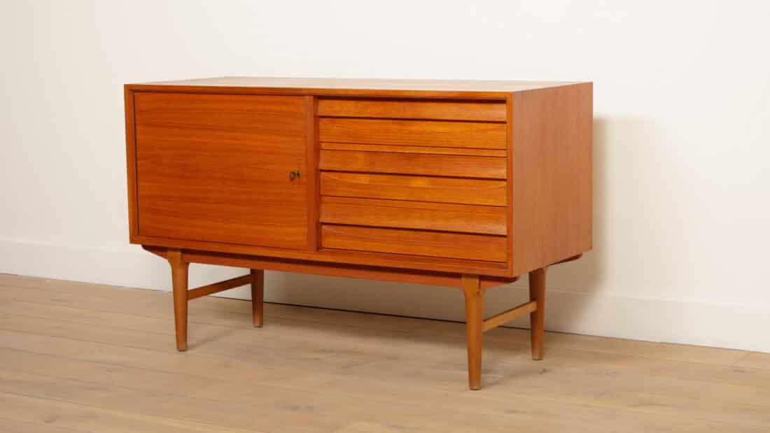 Vintage Dressoir Teak 120 Cm