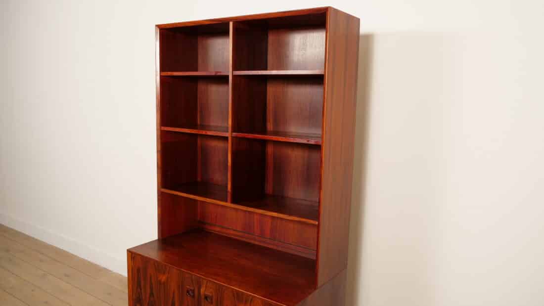 Vintage Buffetkast Boekenkast Palissander