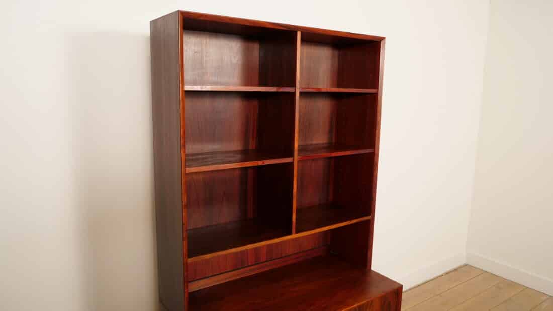 Vintage Buffetkast Boekenkast Palissander
