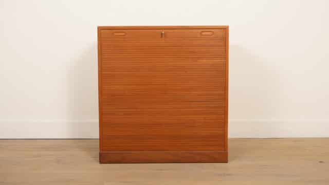 Vintage filing cabinet Office cabinet Roll-door Drawers