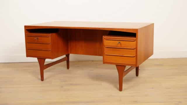 Vintage Desk Danish Design Teak Valdemar Mortensen