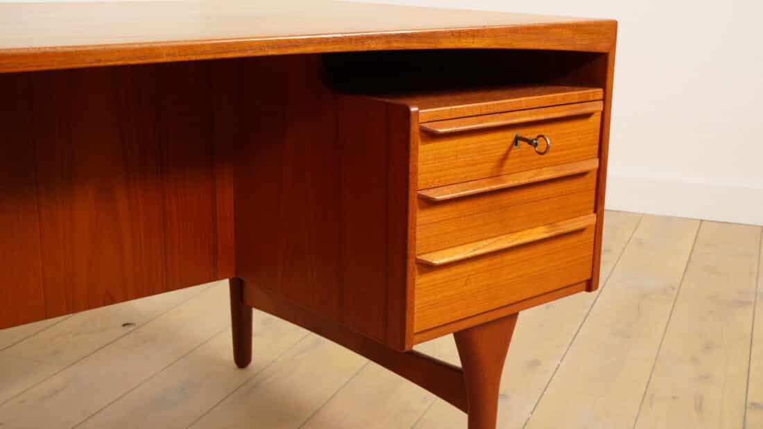 Vintage Bureau Deens Design Teak Valdemar Mortensen