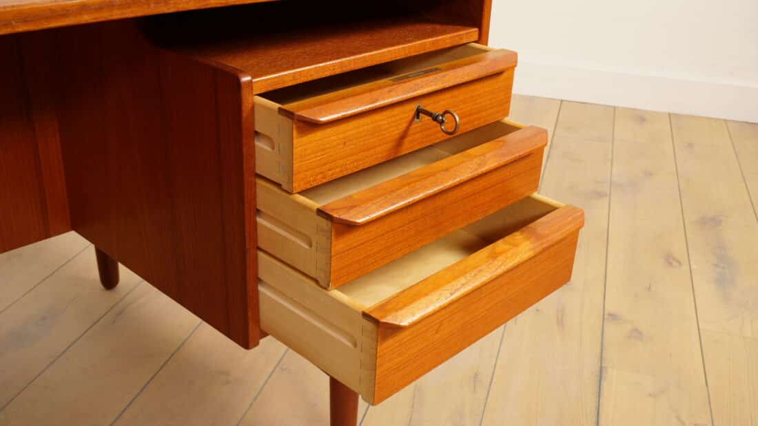 Vintage Bureau Deens Design Teak Valdemar Mortensen