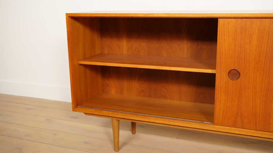 Vintage Dressoir Japandi Glazen Schuifdeur Tv Meubel 220 Cm