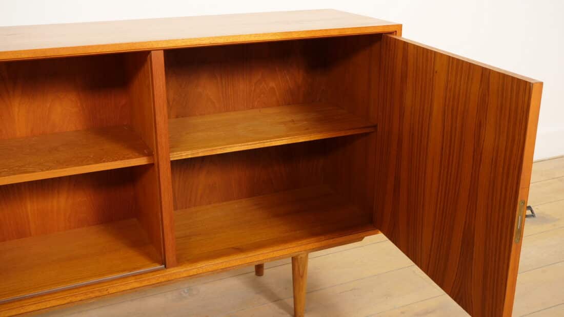 Vintage Dressoir Japandi Glazen Schuifdeur Tv Meubel 220 Cm
