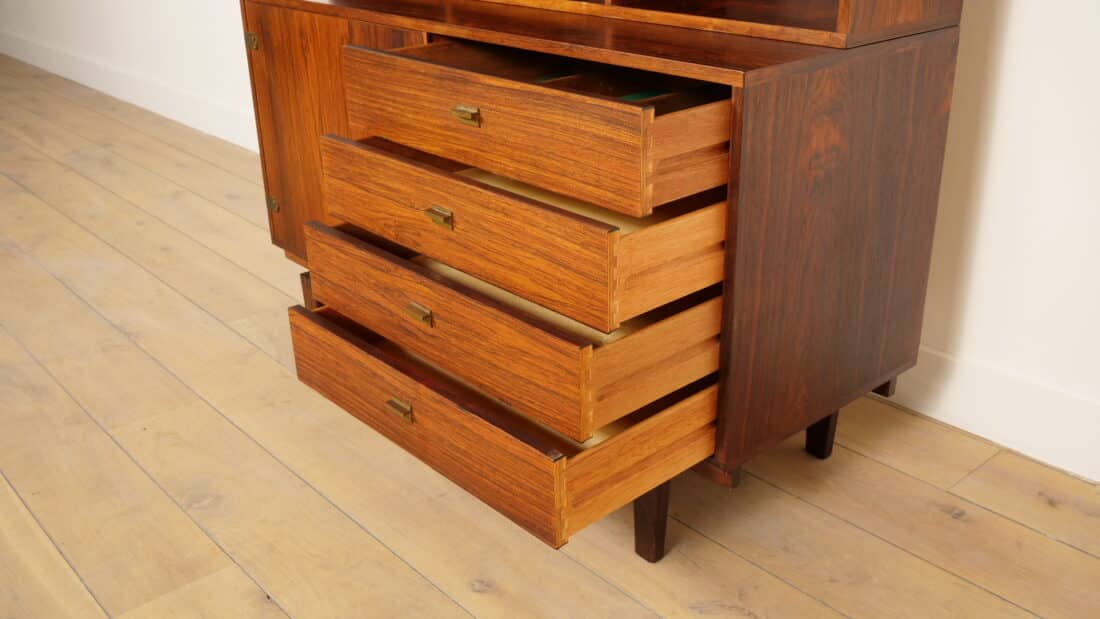 Vintage Buffetkast Peter Lvig Nielsen Boekenkast Palissander