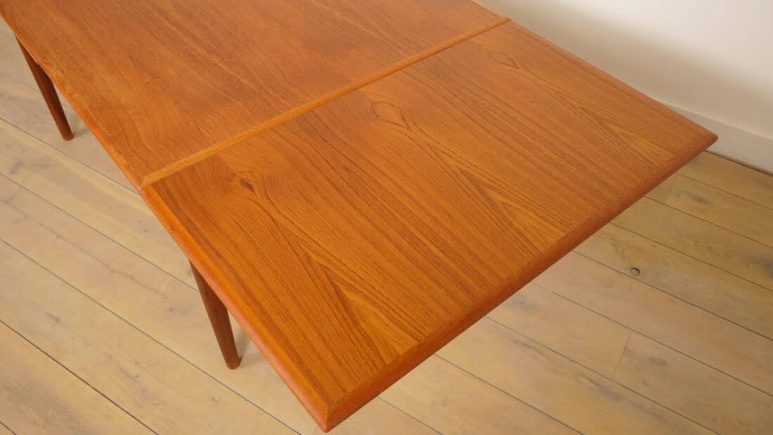 Vintage Eettafel Uitschuifbaar Teak 130 Cm