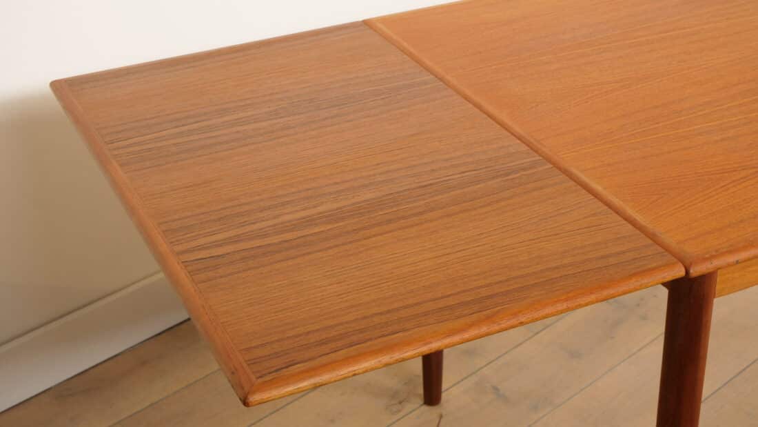 Vintage Eettafel Uitschuifbaar Teak 130 Cm