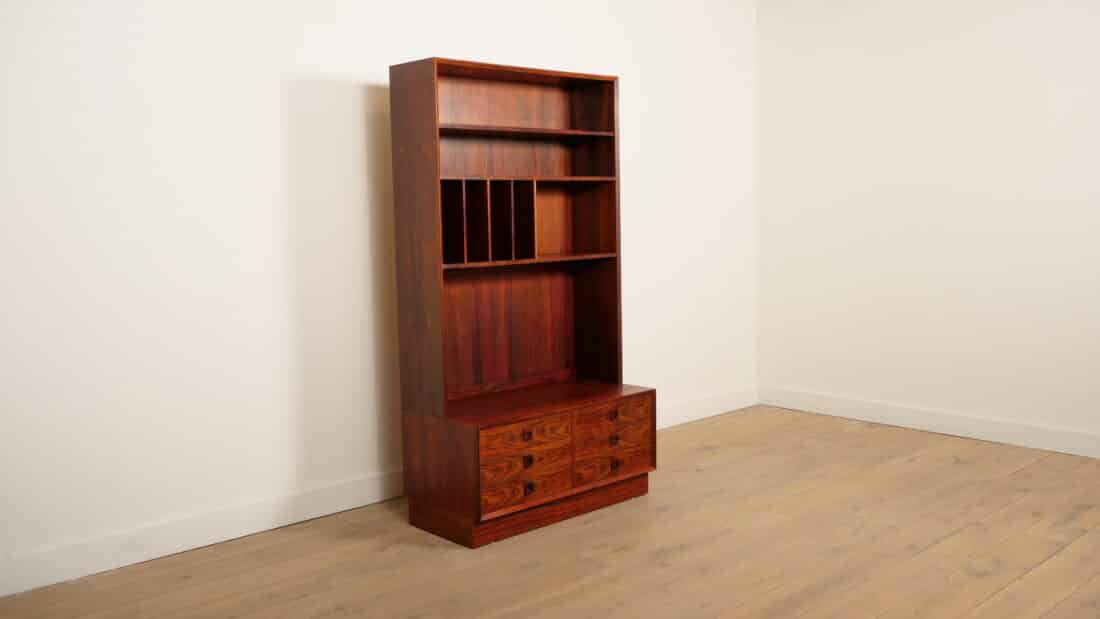 Vintage Audiomeubel Boekenkast Brouer