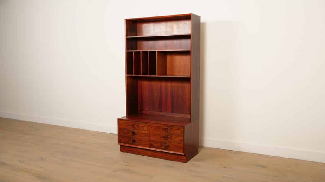 Vintage Audiomeubel Boekenkast Brouer
