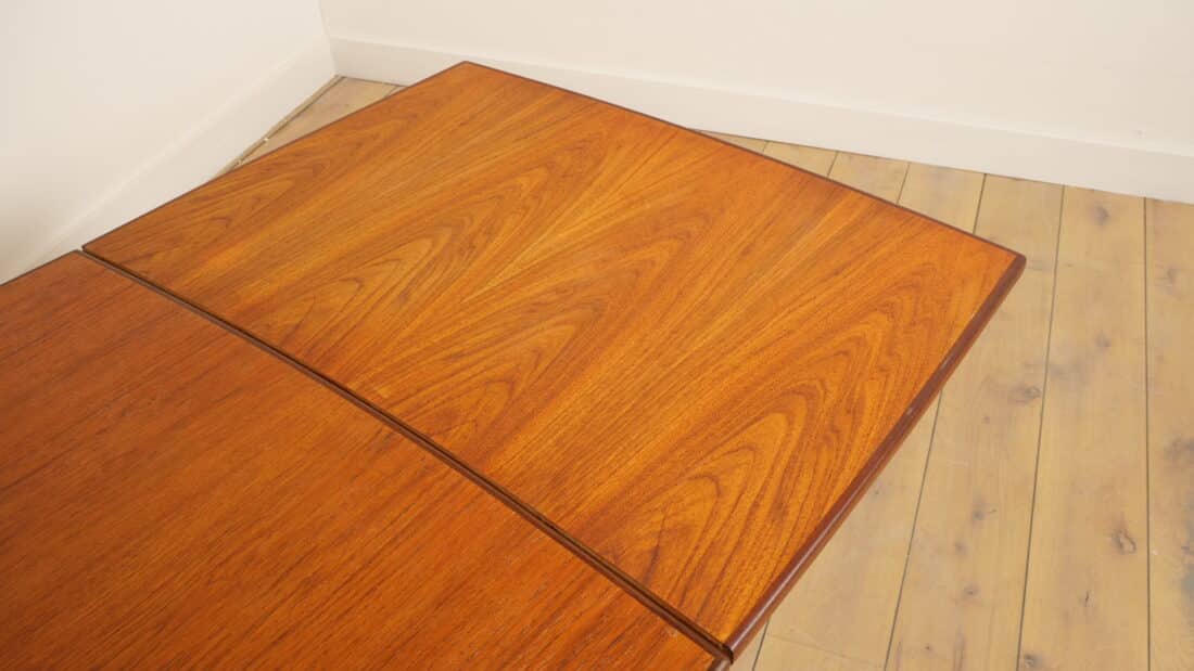 Vintage Eettafel Uitschuifbaar Teak Bootmodel