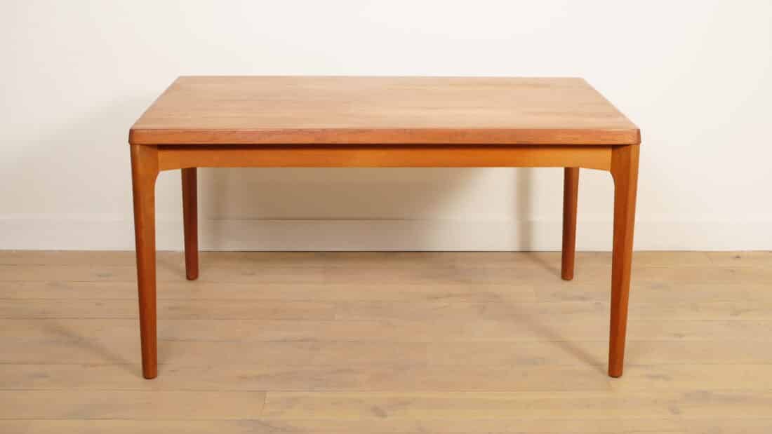 Vintage Eettafel Uitschuifbaar Deens Design Teak