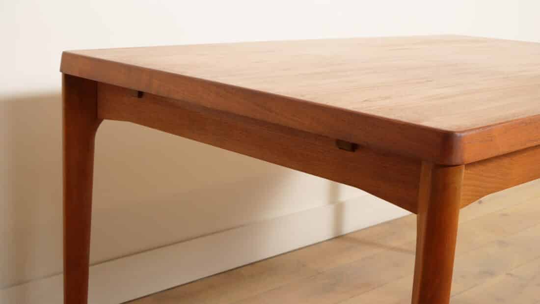 Vintage Eettafel Uitschuifbaar Deens Design Teak