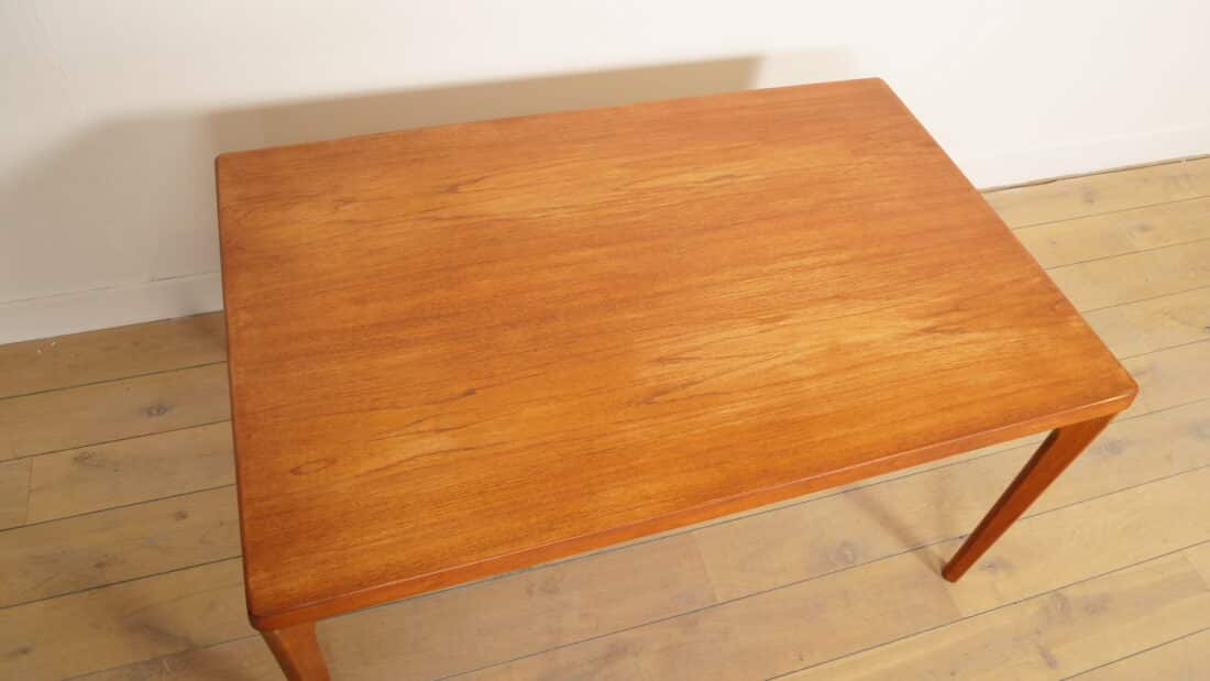 Vintage Eettafel Uitschuifbaar Deens Design Teak