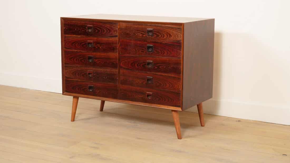 Vintage Dressoir Palissander Ladekast Deens Design
